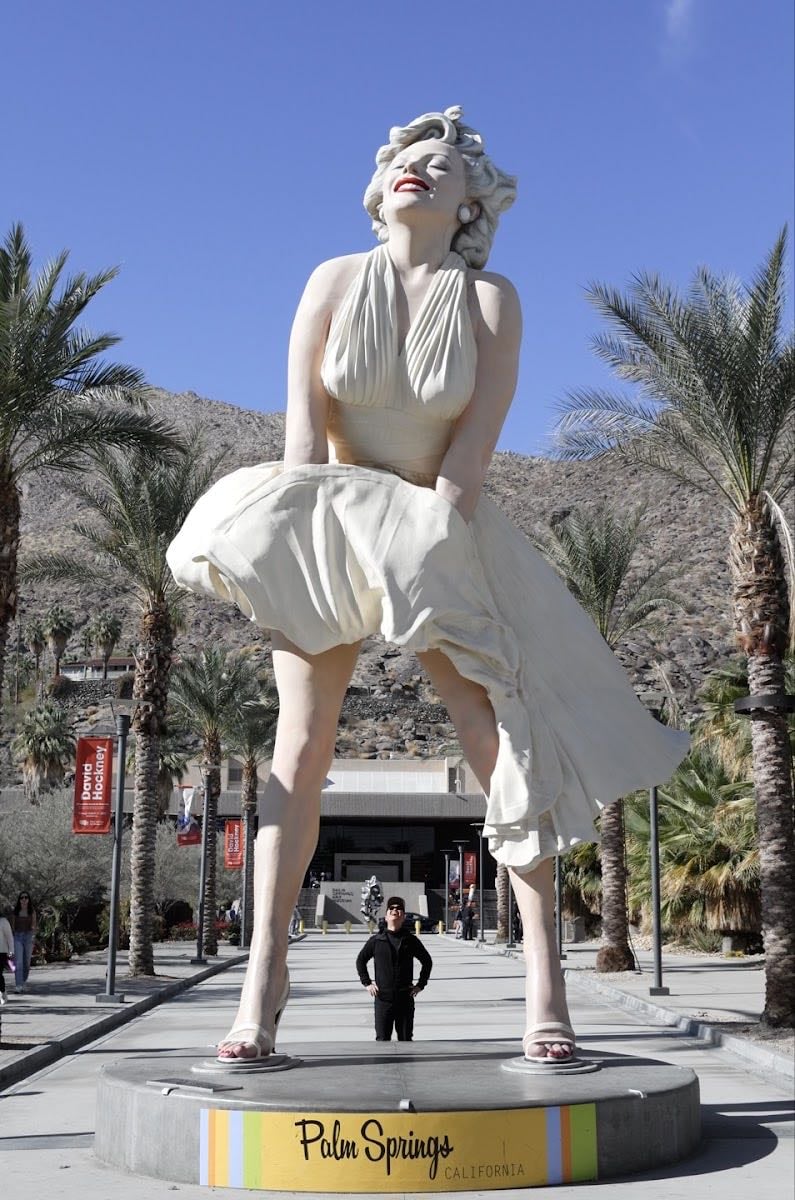 Marilyn Monroe Statue in Palm Springs