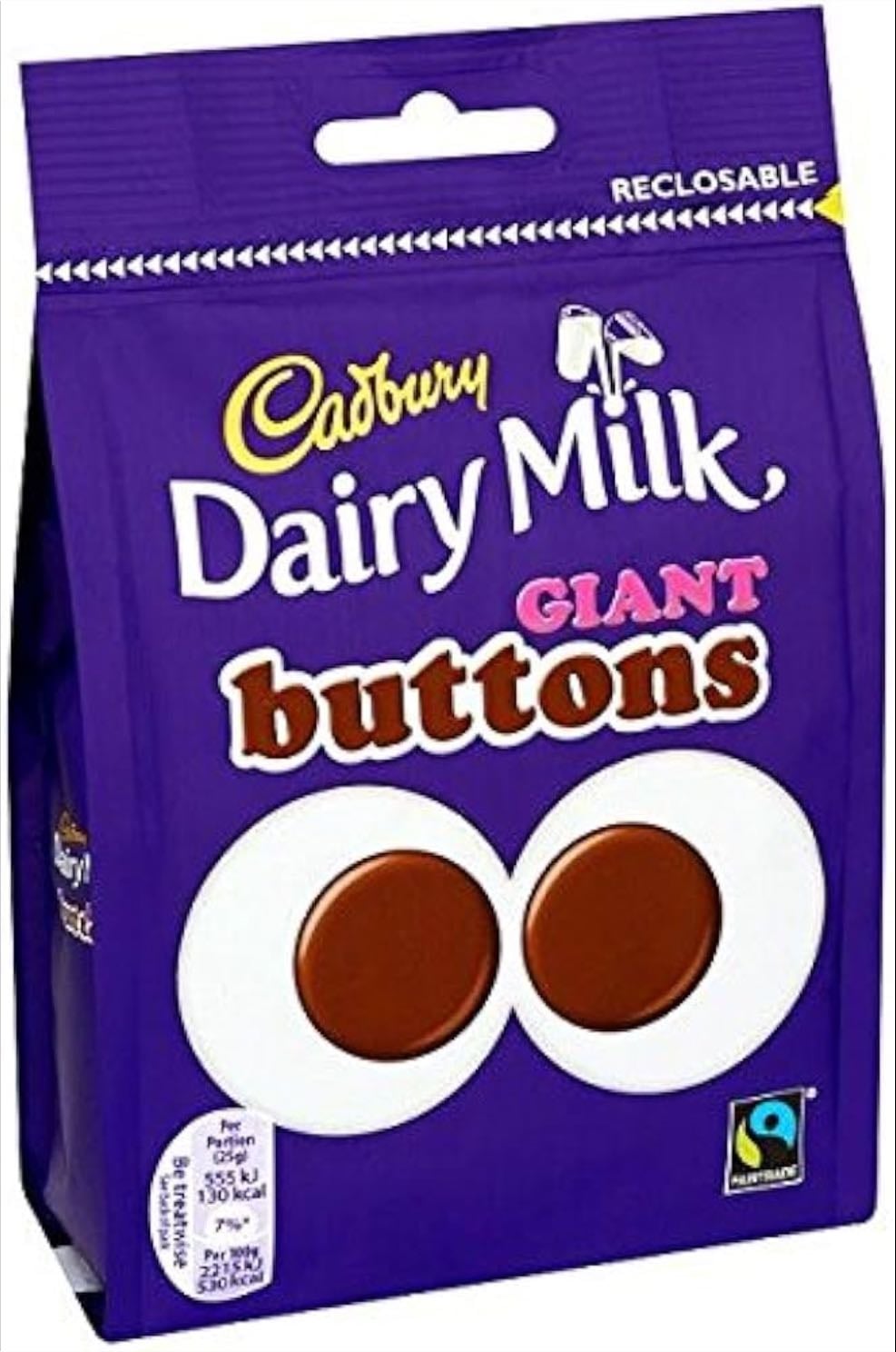 Dairy milk buttons
