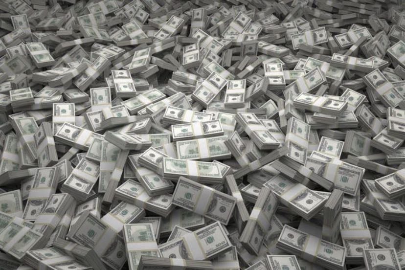 Money - So I can put it on my debit card and shop online