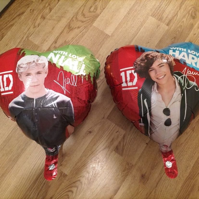2 one direction balloons - these ones!!