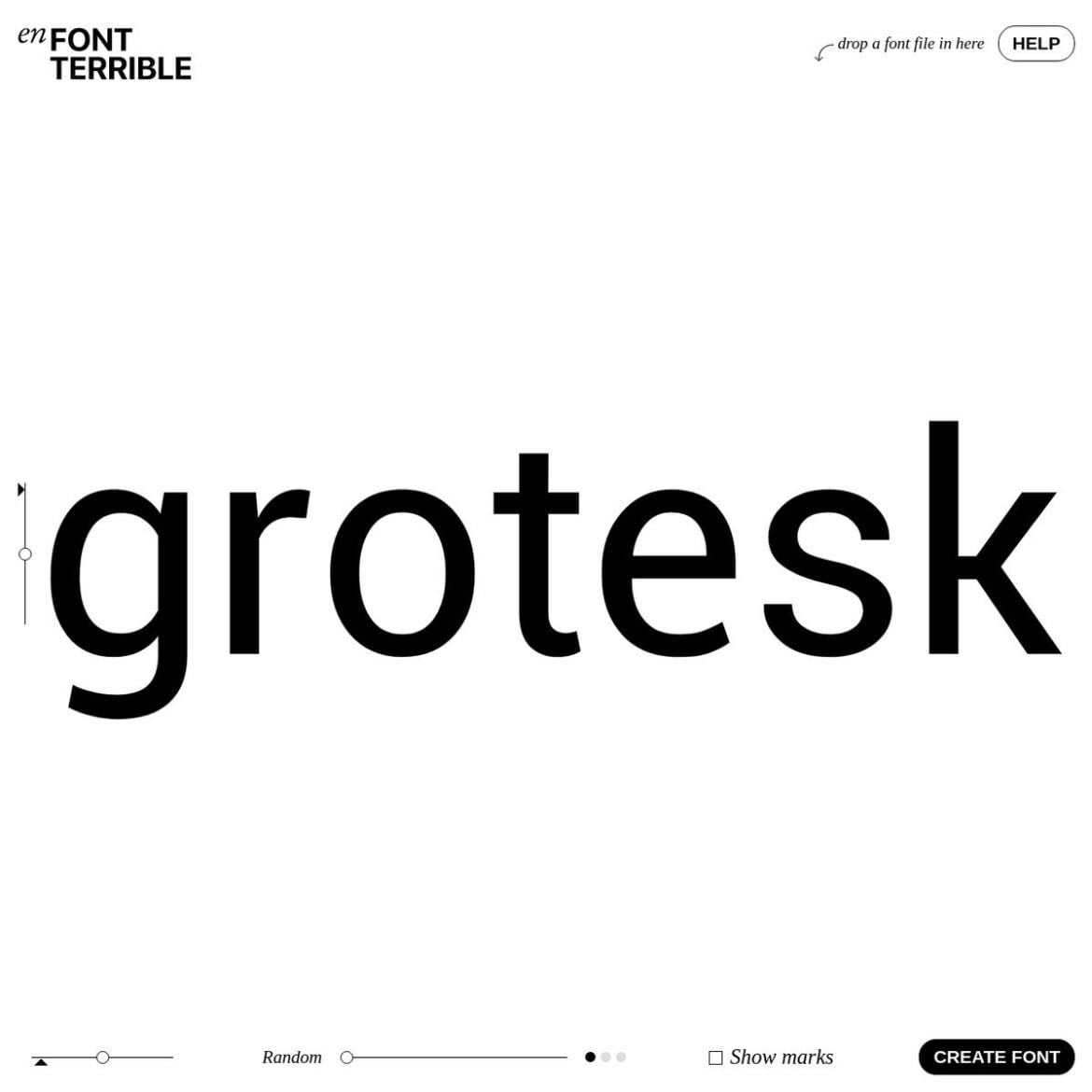 enFont Terrible - enFont Terrible