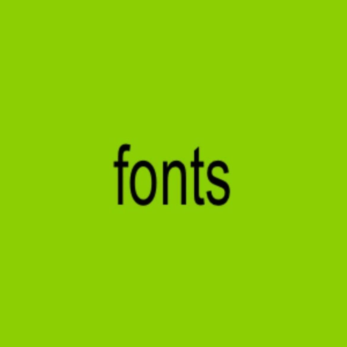 Fonts in Use - Fonts in Use