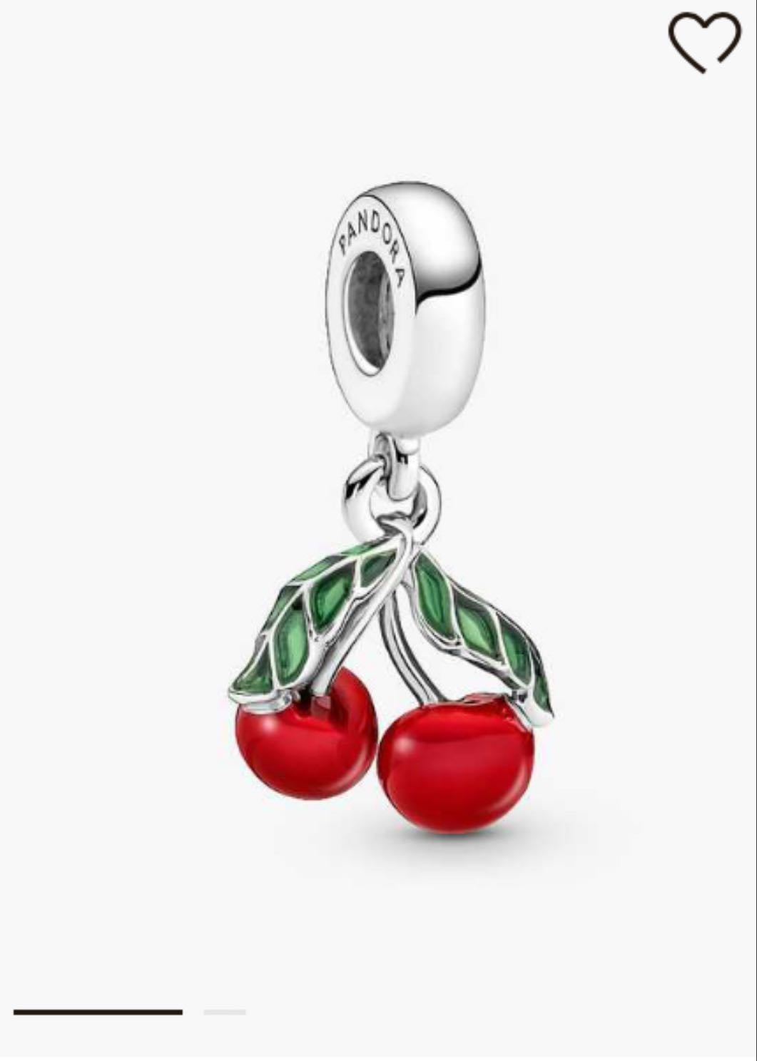 Asymmetrical fruit dangle charm - £65.00