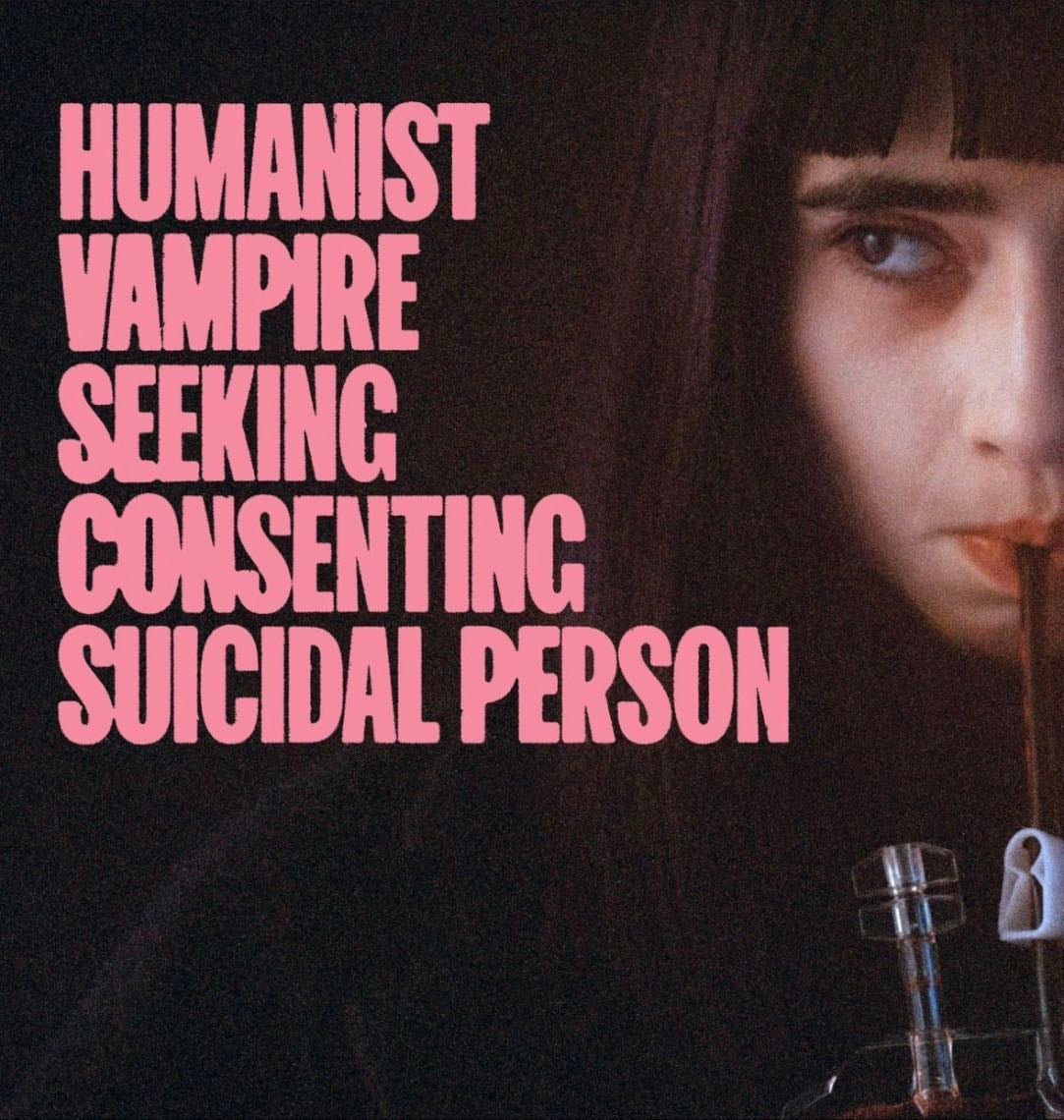 Humanist Vampire Seeking Consenting Suicidal Person - Ariane Louis-Seize · 2023