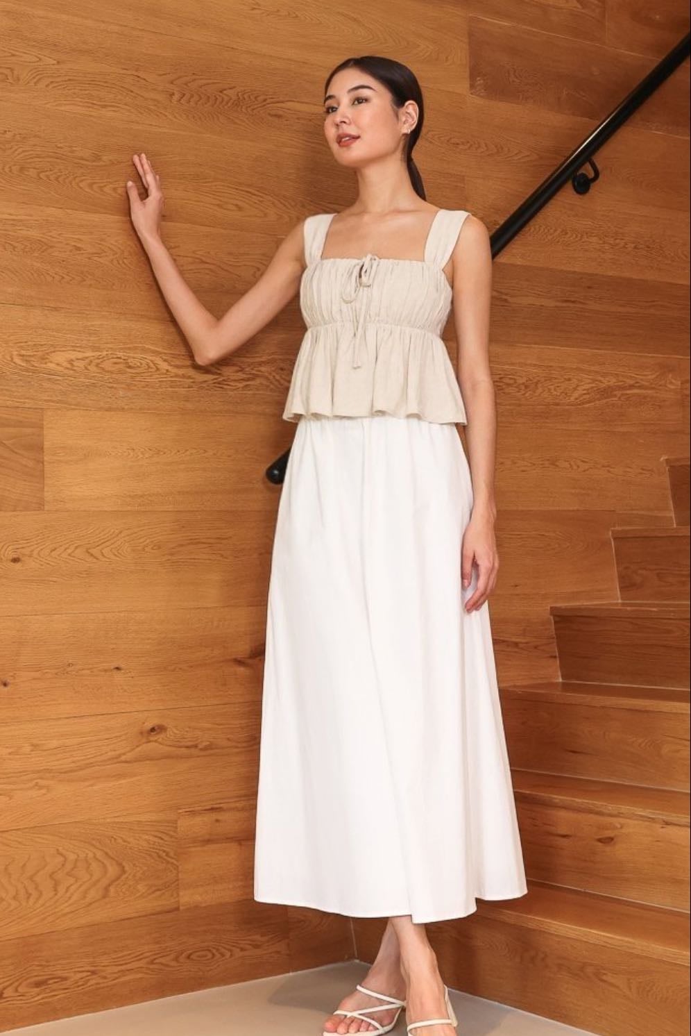 White skirt