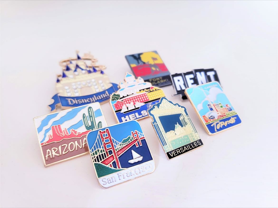 tourist pin - pin of choosing from the city/event/location