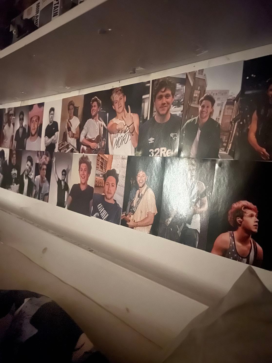 1D wall - pics of all the other boys and the group!