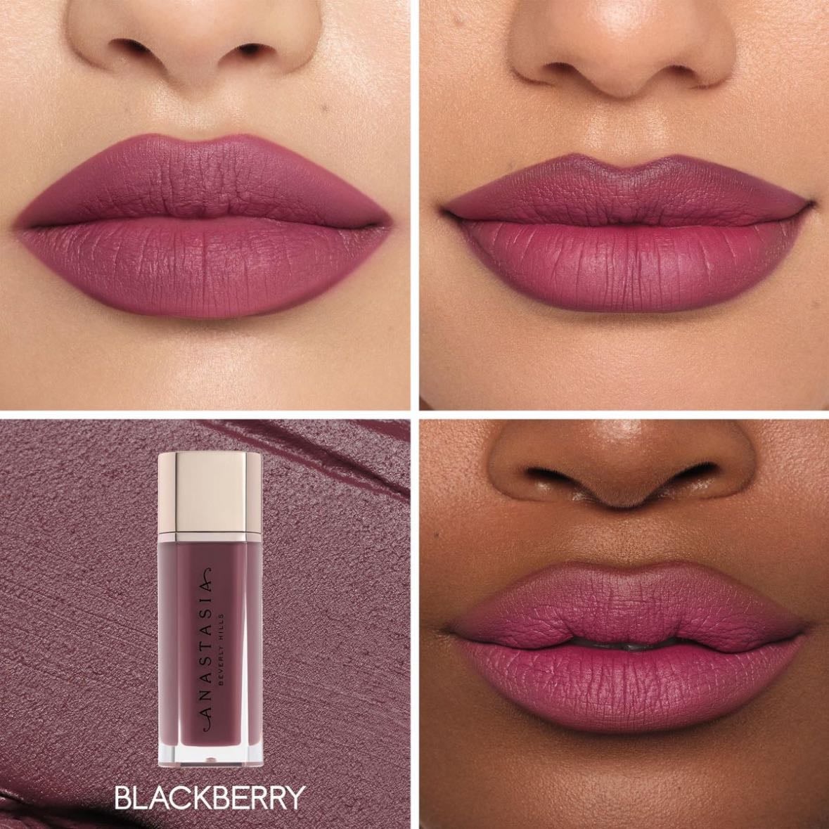 Blackberry velvet lipstick anastasia beverly hills