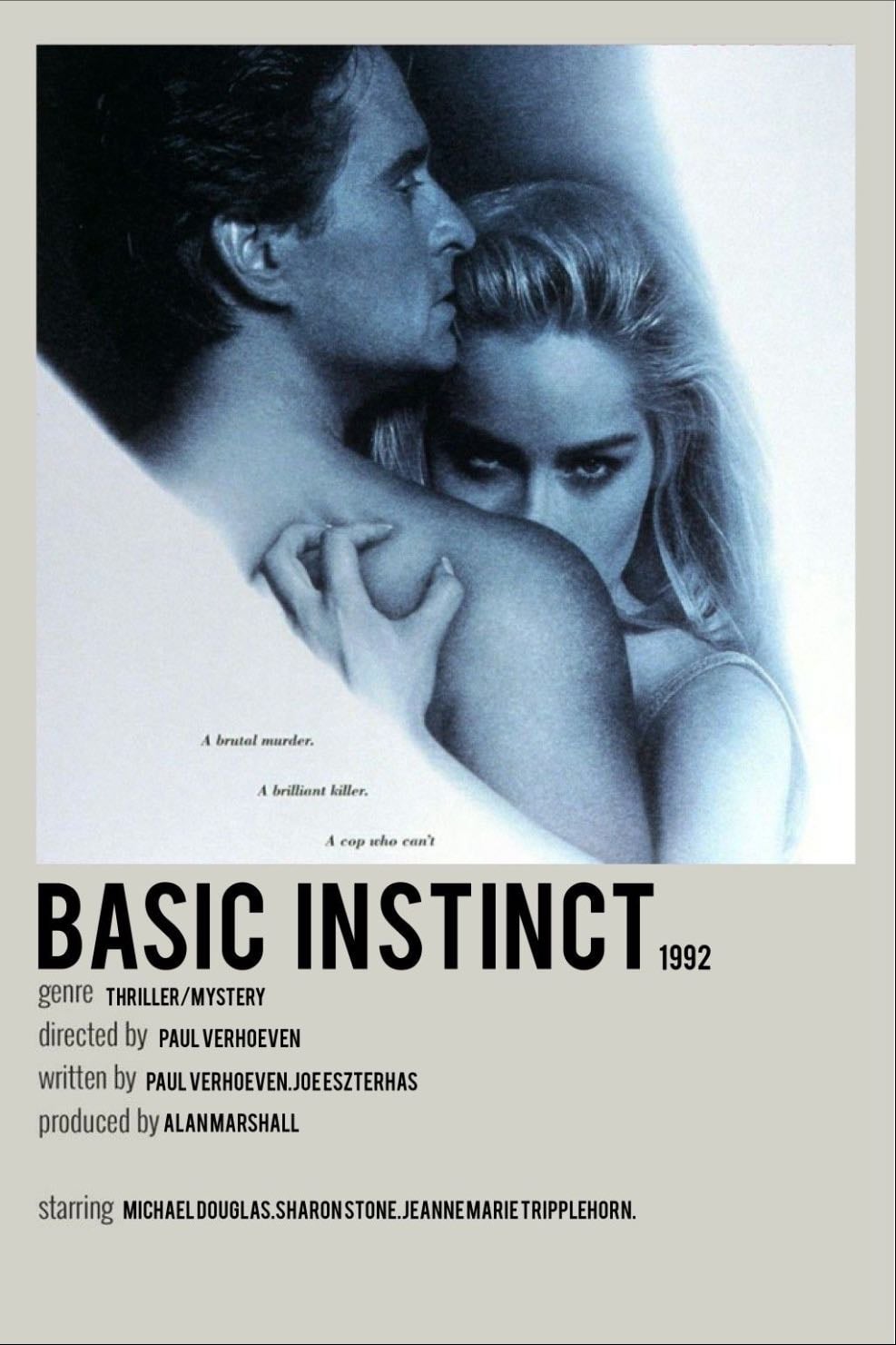 basic instinct - Paul Verhoeven · 1992