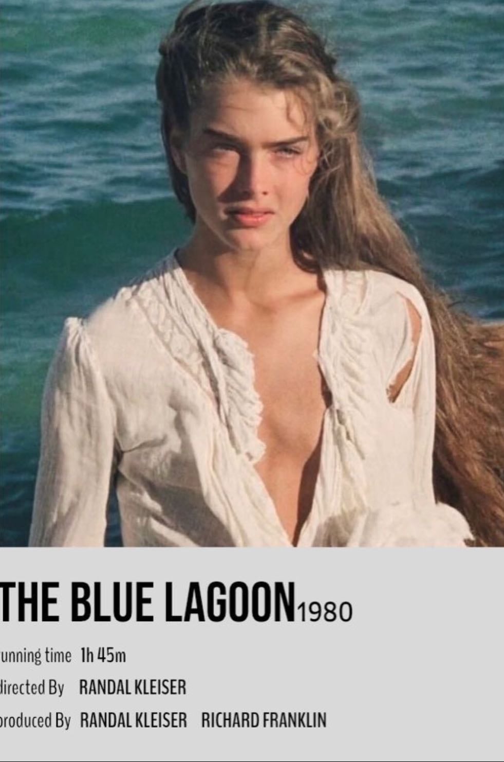 the blue lagoon - Randal Kleiser · 1980