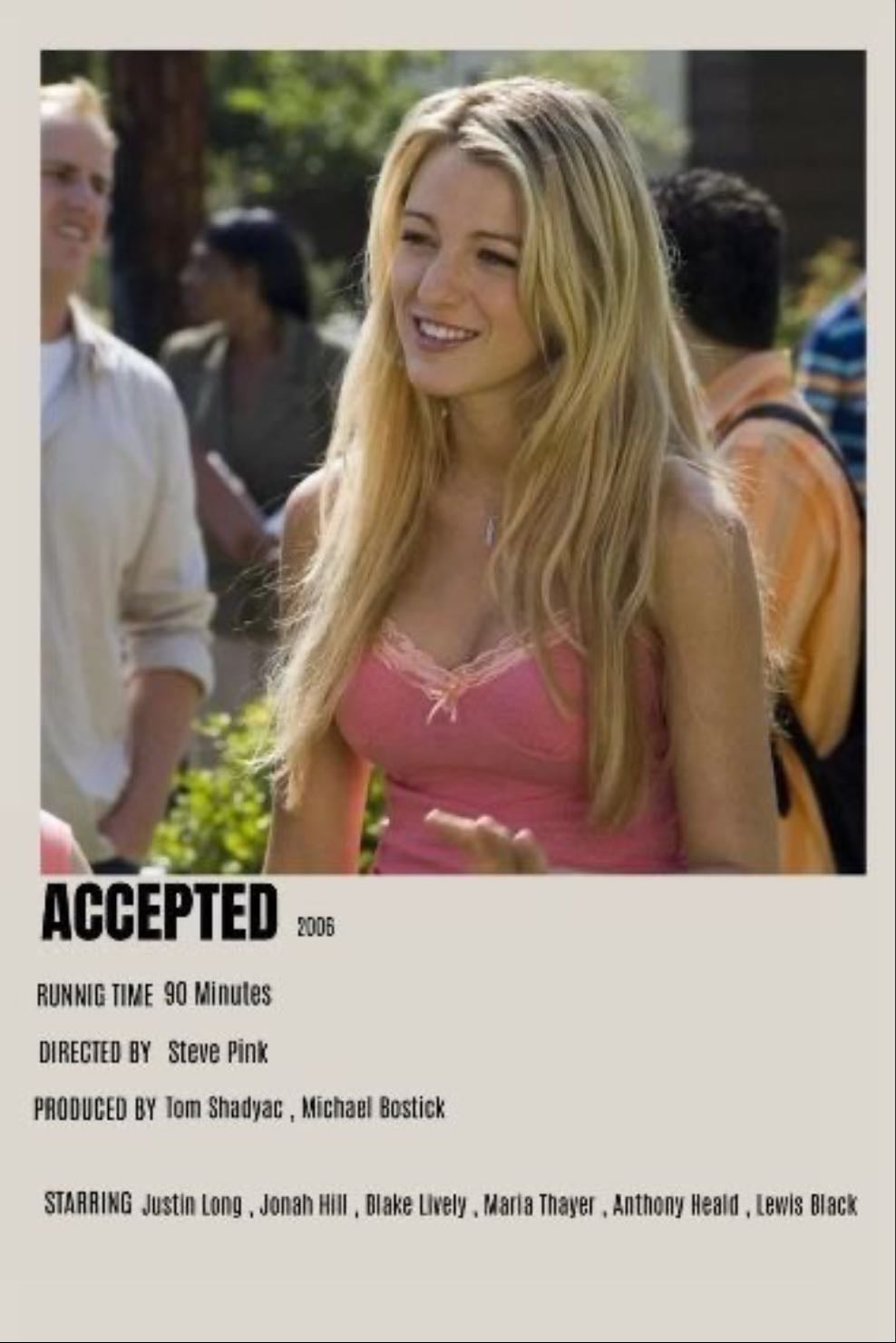 accepted - Steve Pink · 2006