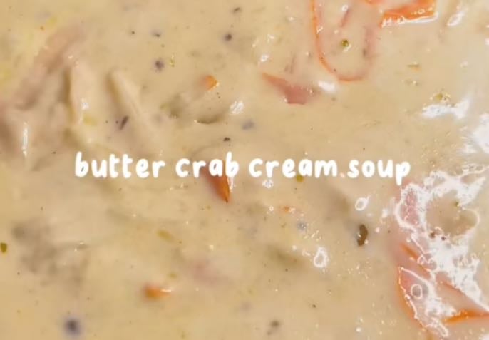 butter crab cream soup