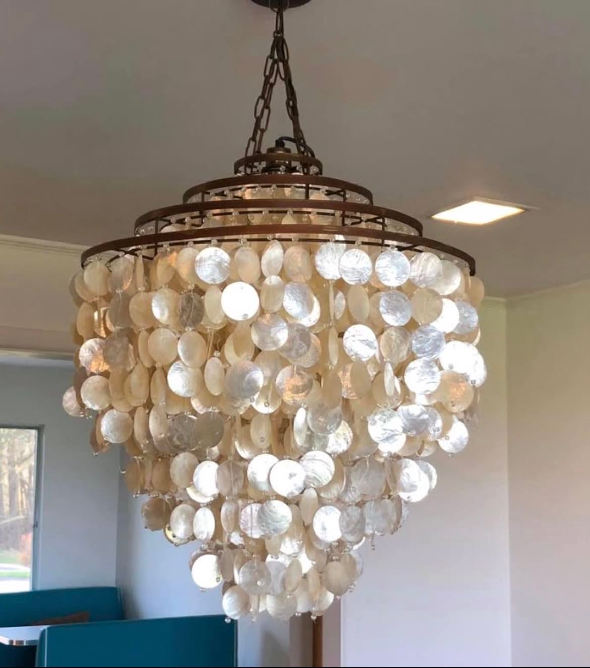 sequin chandelier - £92