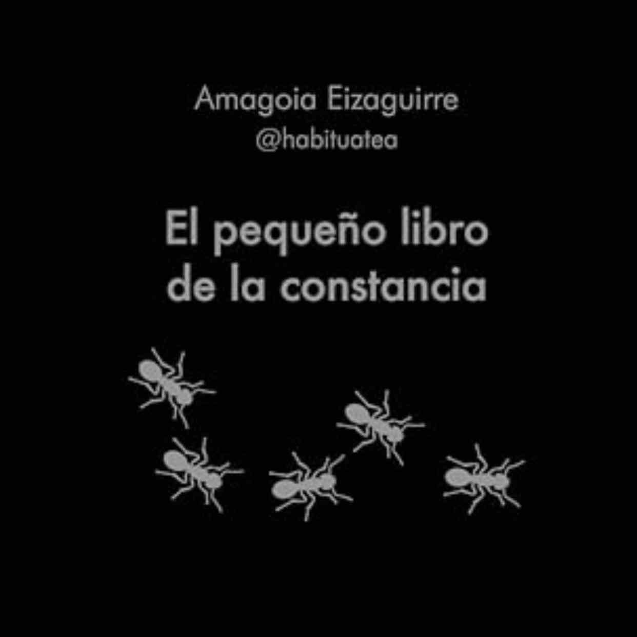 El pequeño libro de la constancia - Amagoia Eizaguirre