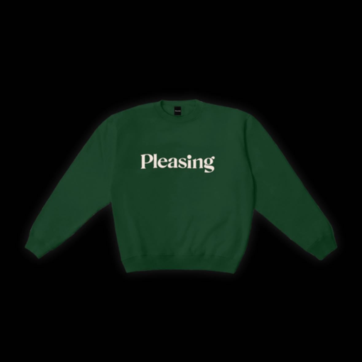 Pleasing Crewneck - Forest Green - L