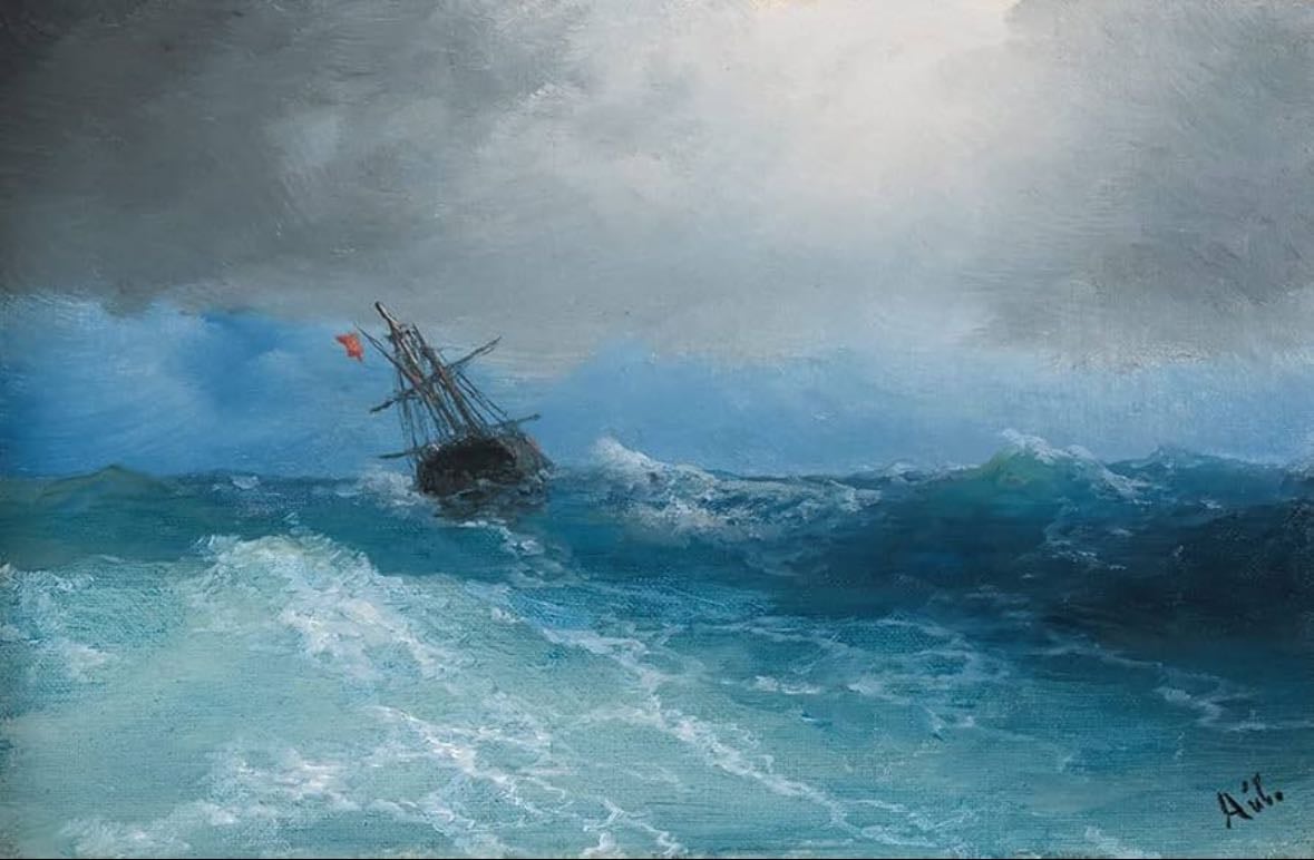 gathering storm - aivazovsky