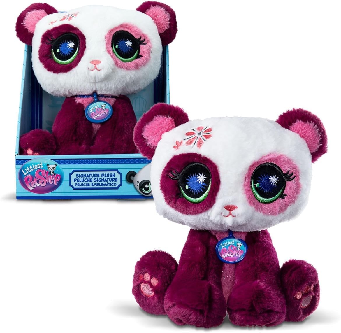 Littlest Pet Shop - Peluche Panda 25 cm - Littlest Pet Shop LPS Panda Deluxe - Peluches Animaux Mignons Grands Yeux Qui Brillent - Jouet Enfant 3 Ans et + - BF00669 : Amazon.fr: Jeux et Jouets - BF00669 : Amazon.fr: Jeux et Jouets