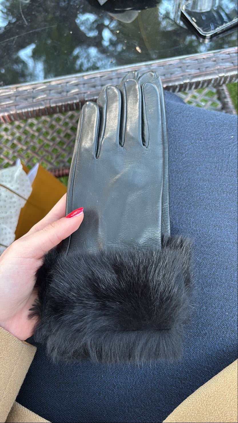 Handmade rabbit gloves