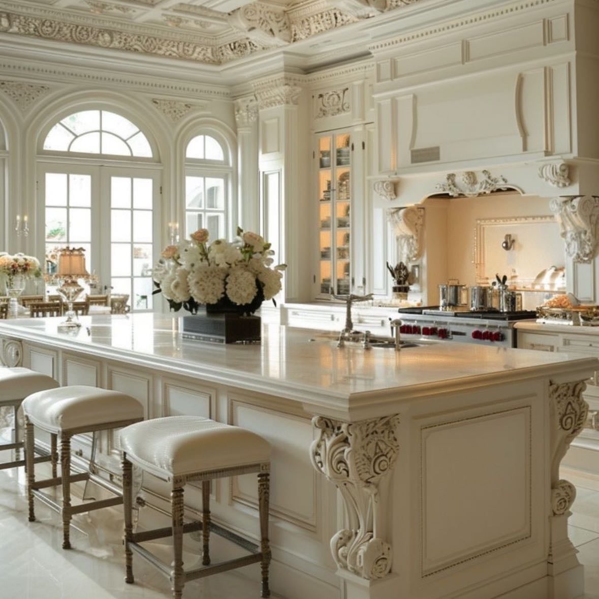 Classic french parisian kitchen