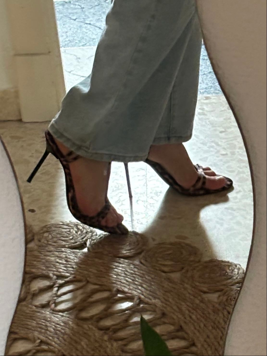 Leopard sandals - Zara