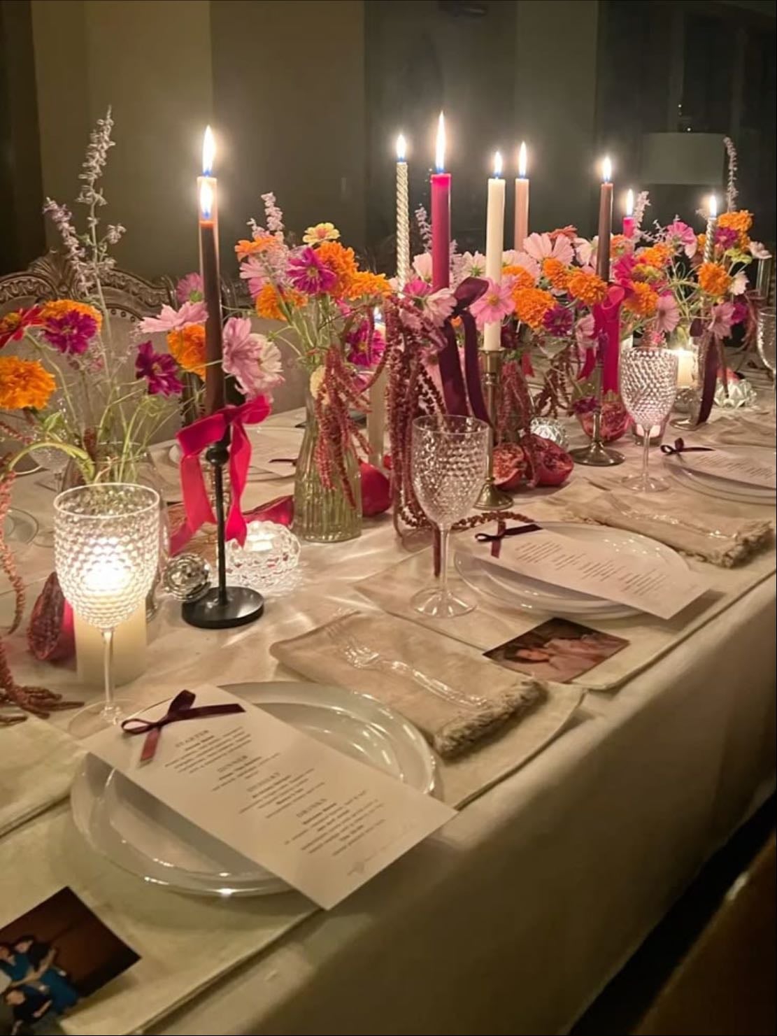 Themed dinners - I’m aware that this one is pretty common, but try to bring original topics to the table. Last time I hosted one I assigned each guess a flower so they could bring their own bouquet, it was so cute