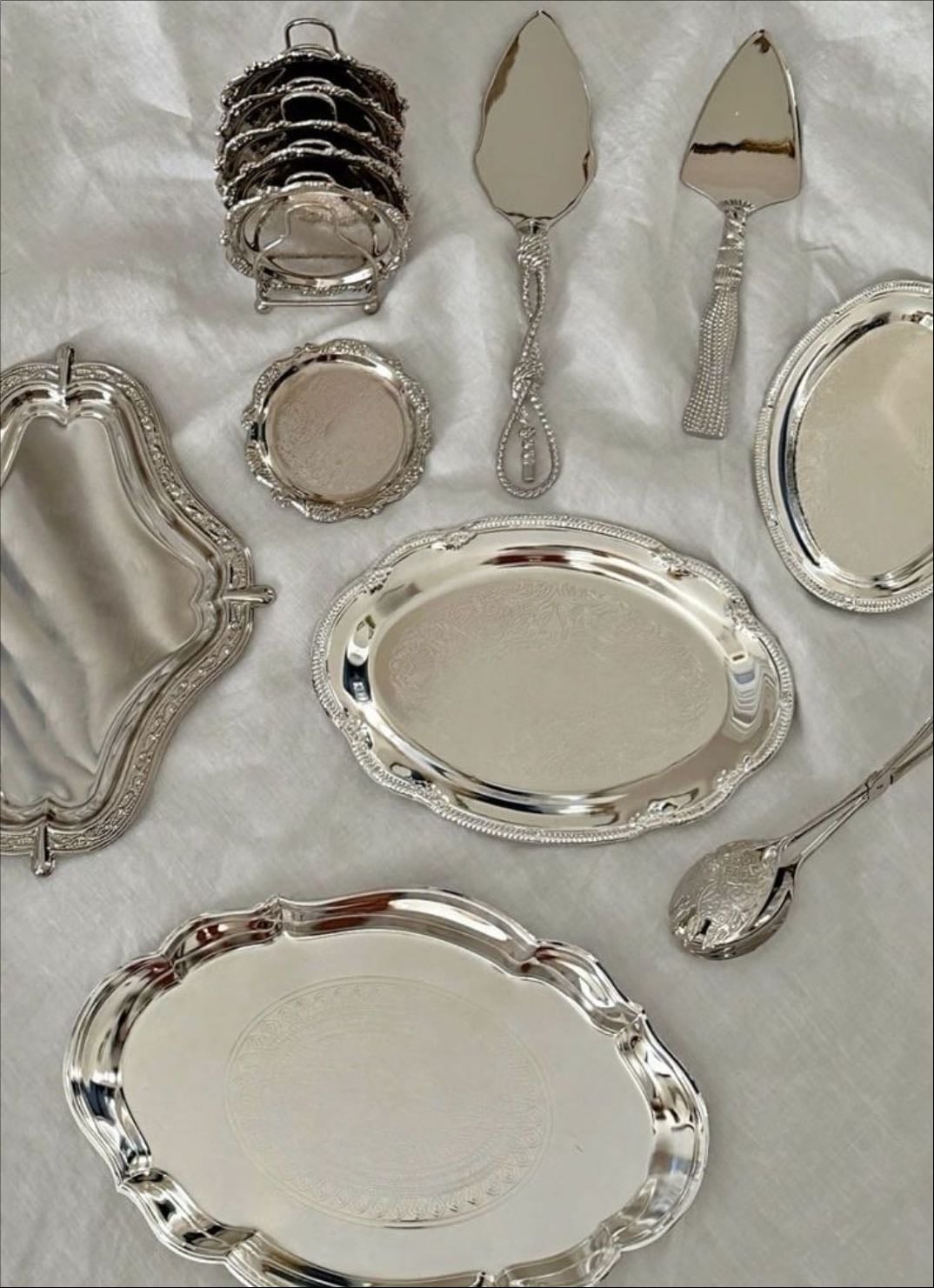 Silver cutlery