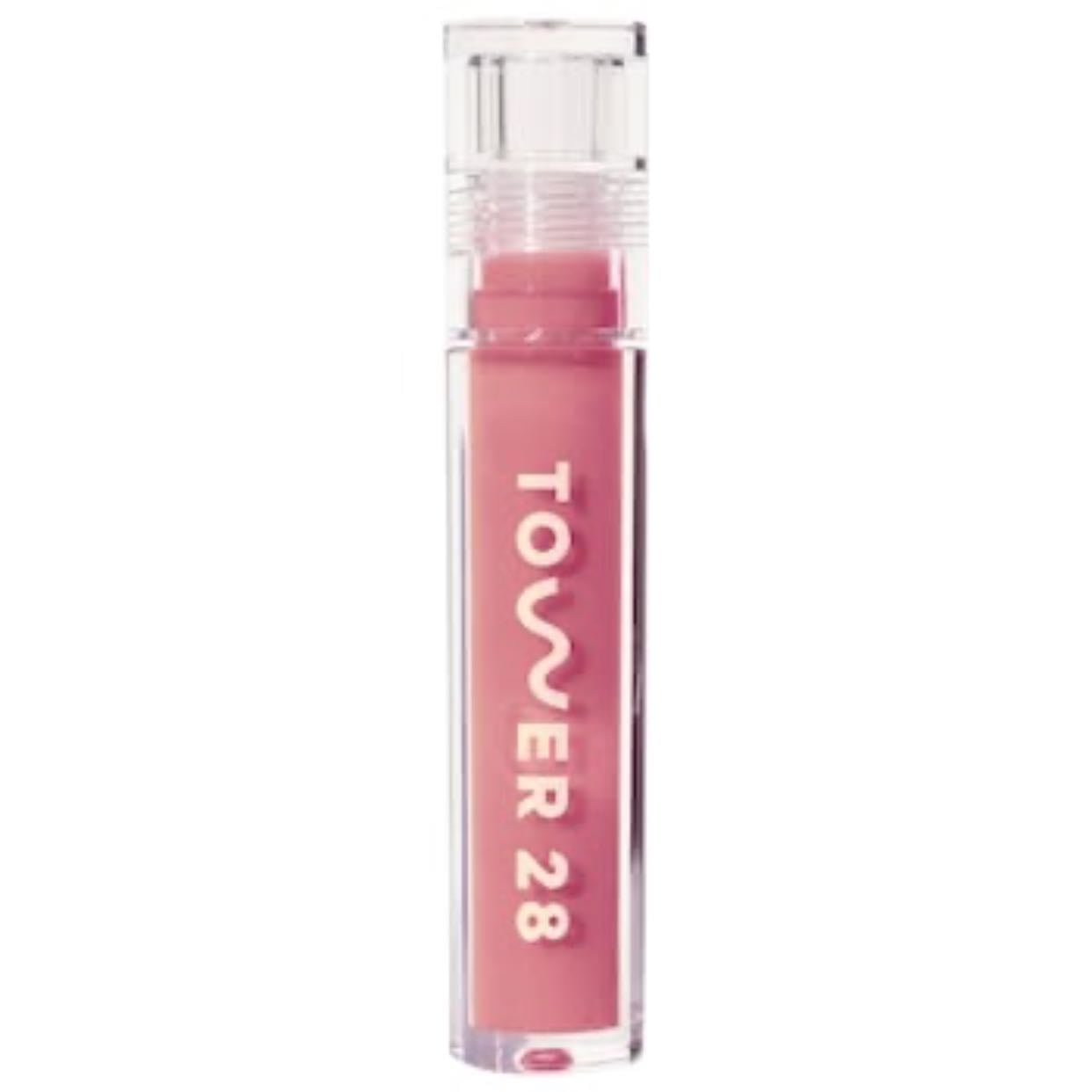 tower 28 lip gloss - shade sesame so good