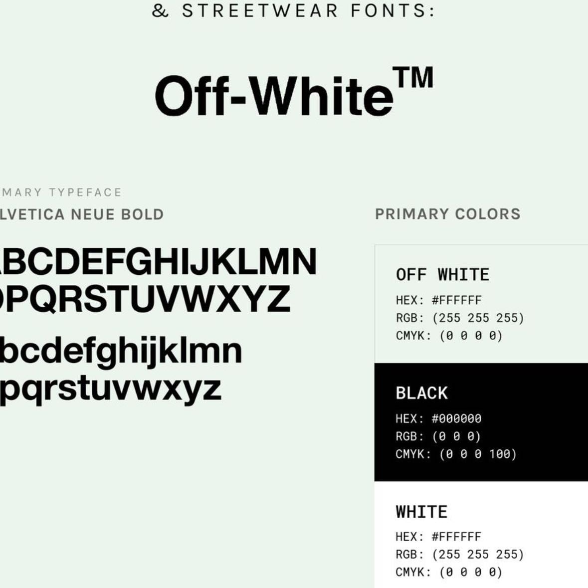 Off White - Creada por Virgil Abloh 🪽