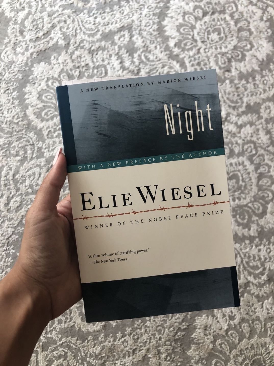 night⋆.˚ ☾⭒. - Elie Wiesel · 2006