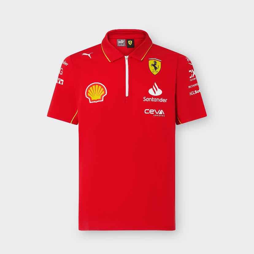 2024 Scuderia Ferrari Team Replica polo shirt - 85€