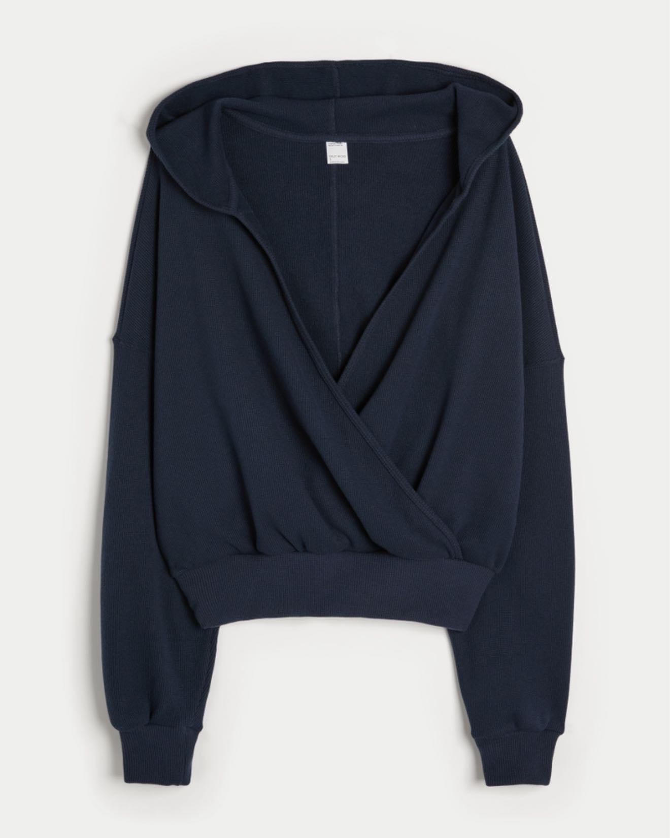 Golly Hicks Cozy Waffle Knit Wrap Hoodie - $29.95