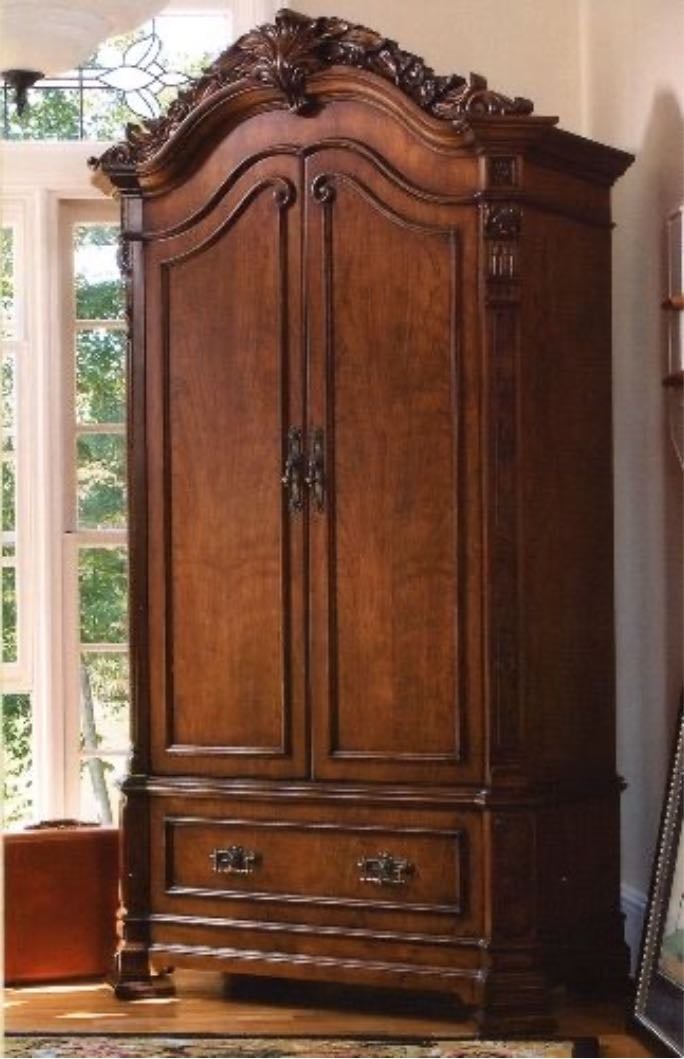 Wooden wardrobe