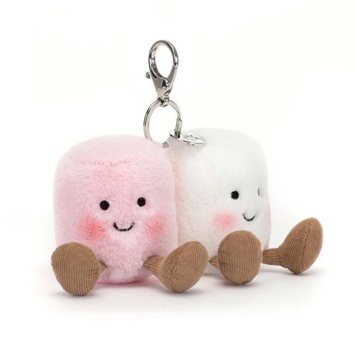 marshamallow jellycat keychain