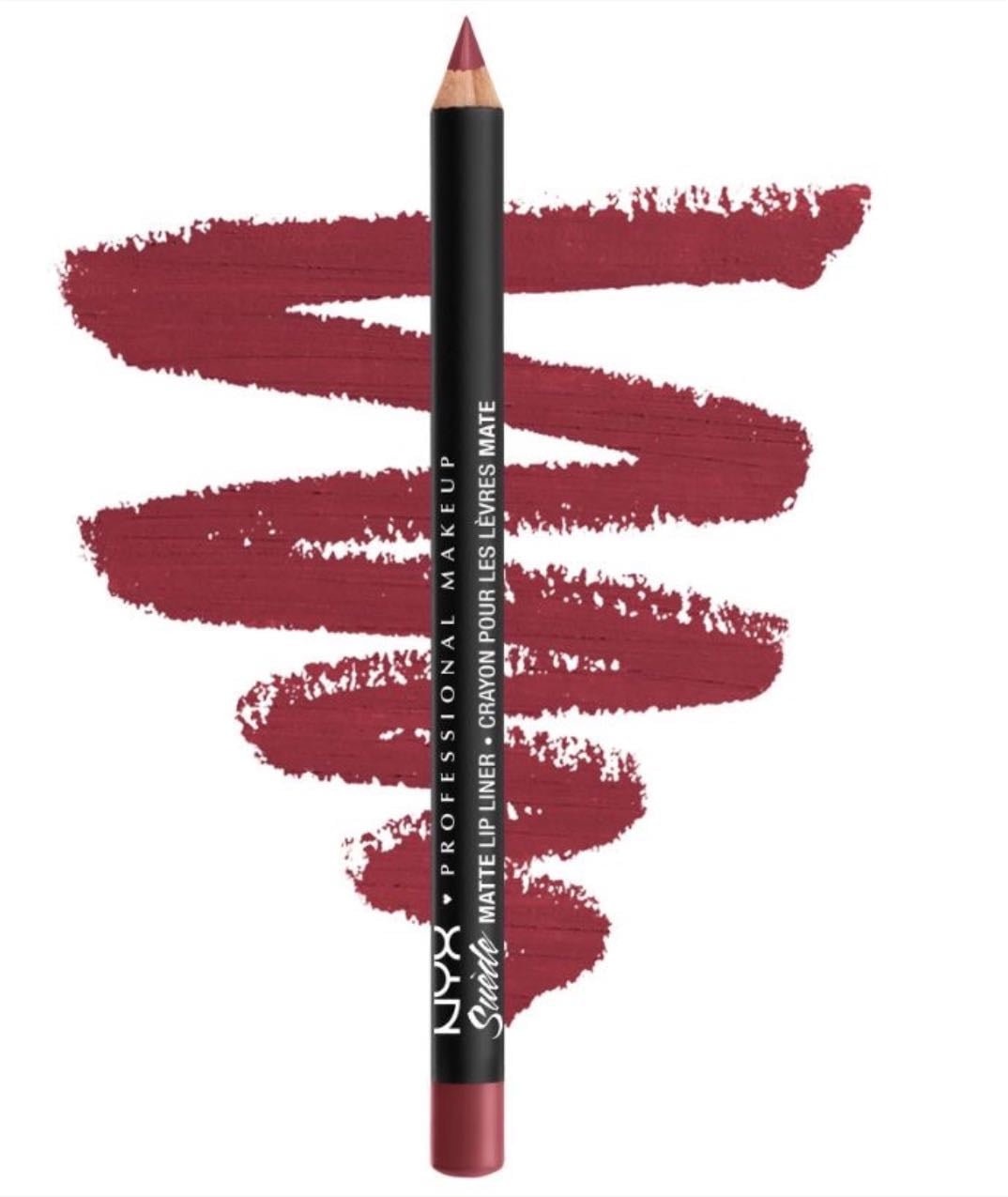 nyx lip liner burgundy