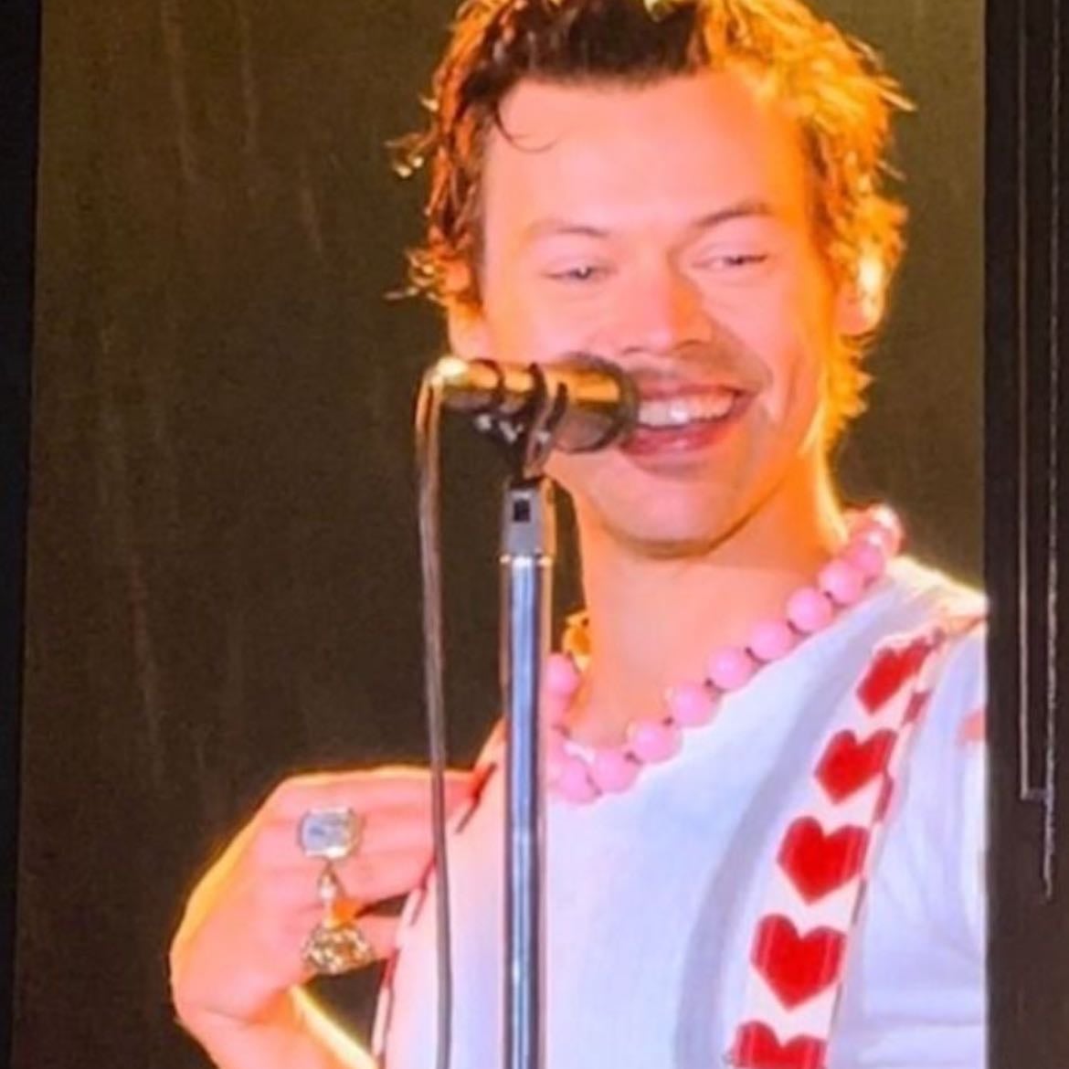 HARRYYY โญ๏ธ - i mean cmon he looks so happy ๐ญ