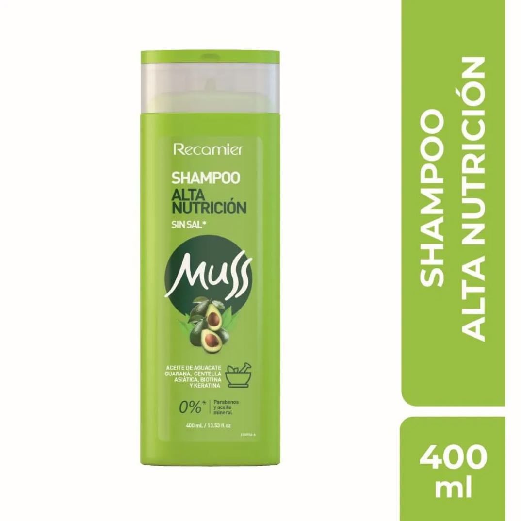 Shampoo MUSS alta nutrición - 25.000