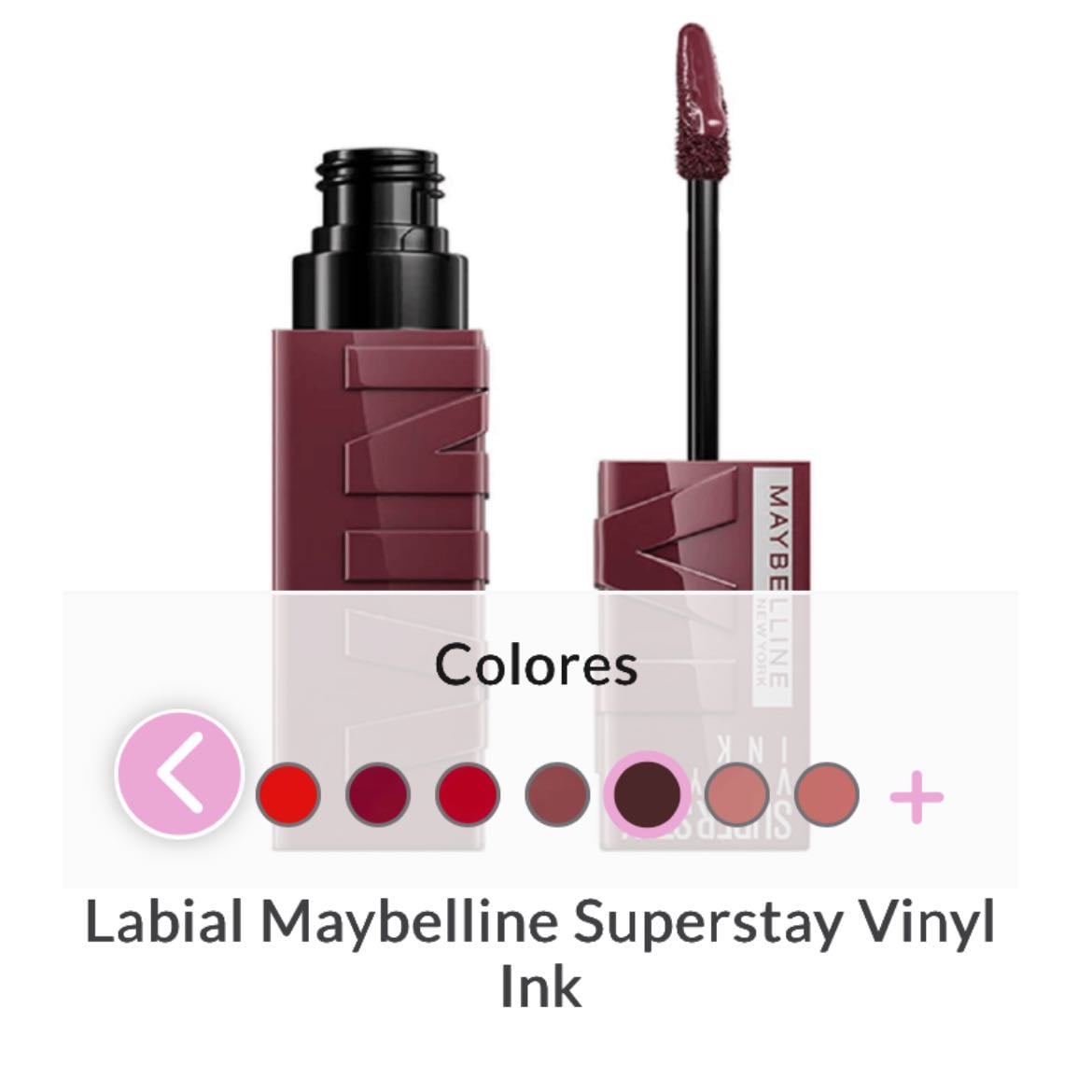 Maybelline Vinyl ink tono 135 “fearless”