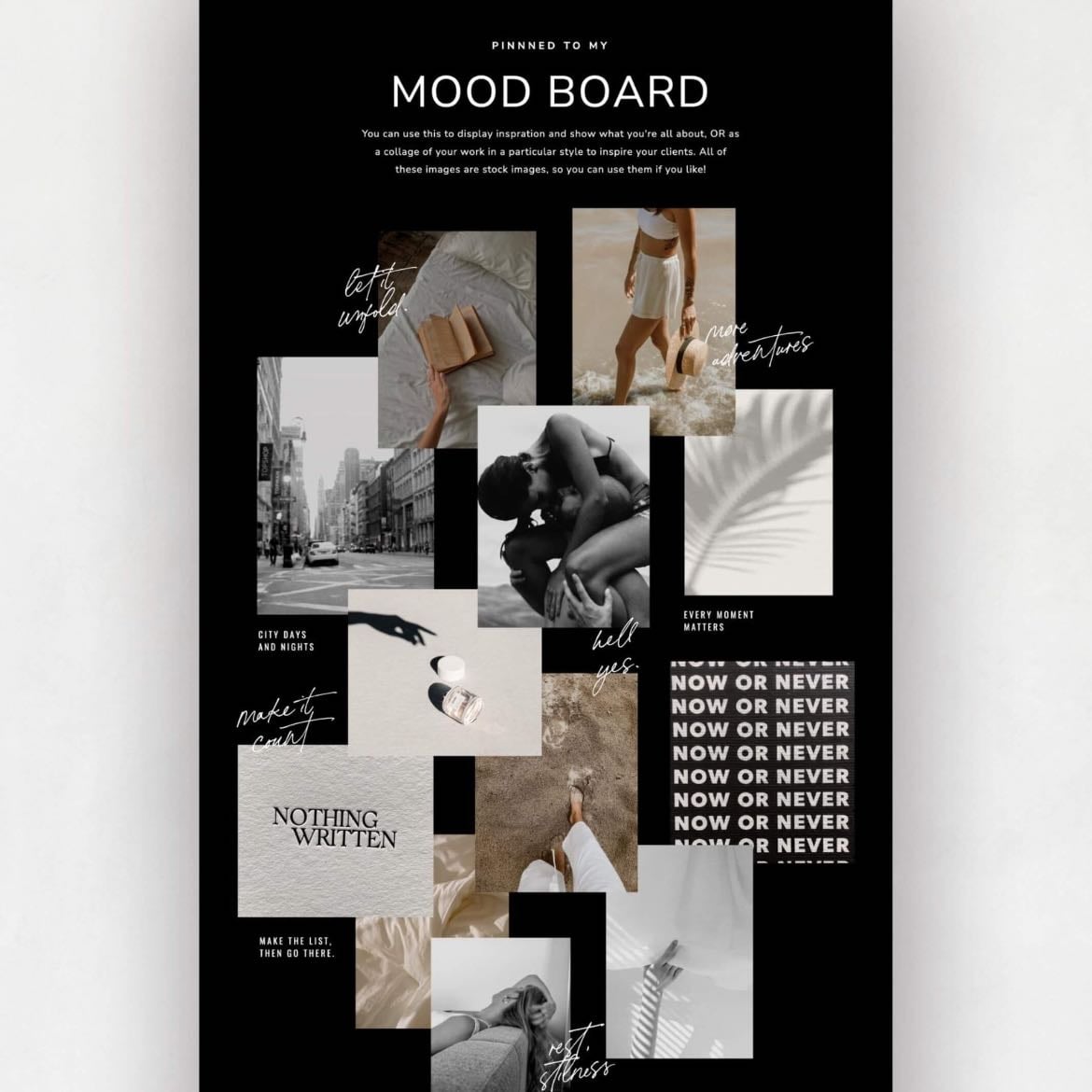 Actividad: Crear un moodboard mensual