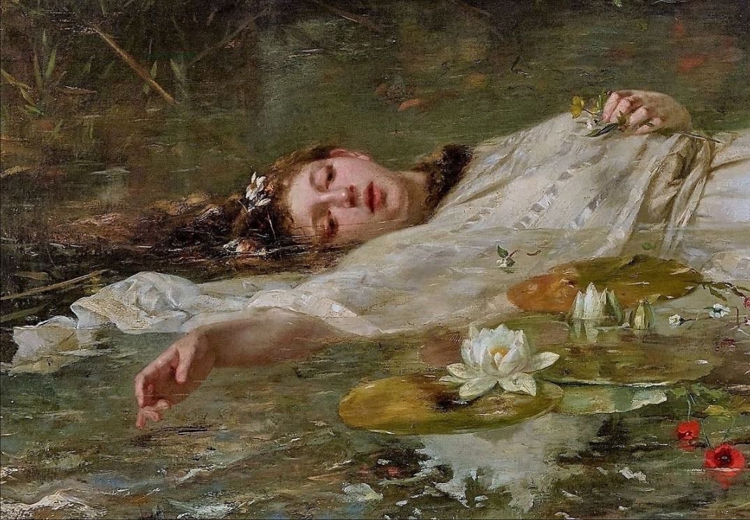 Ophelia - Friedrich Wilhelm Theodore β’ 1900