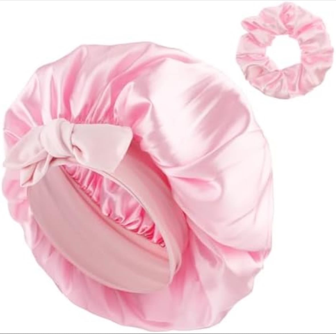 Silk hair bonnet