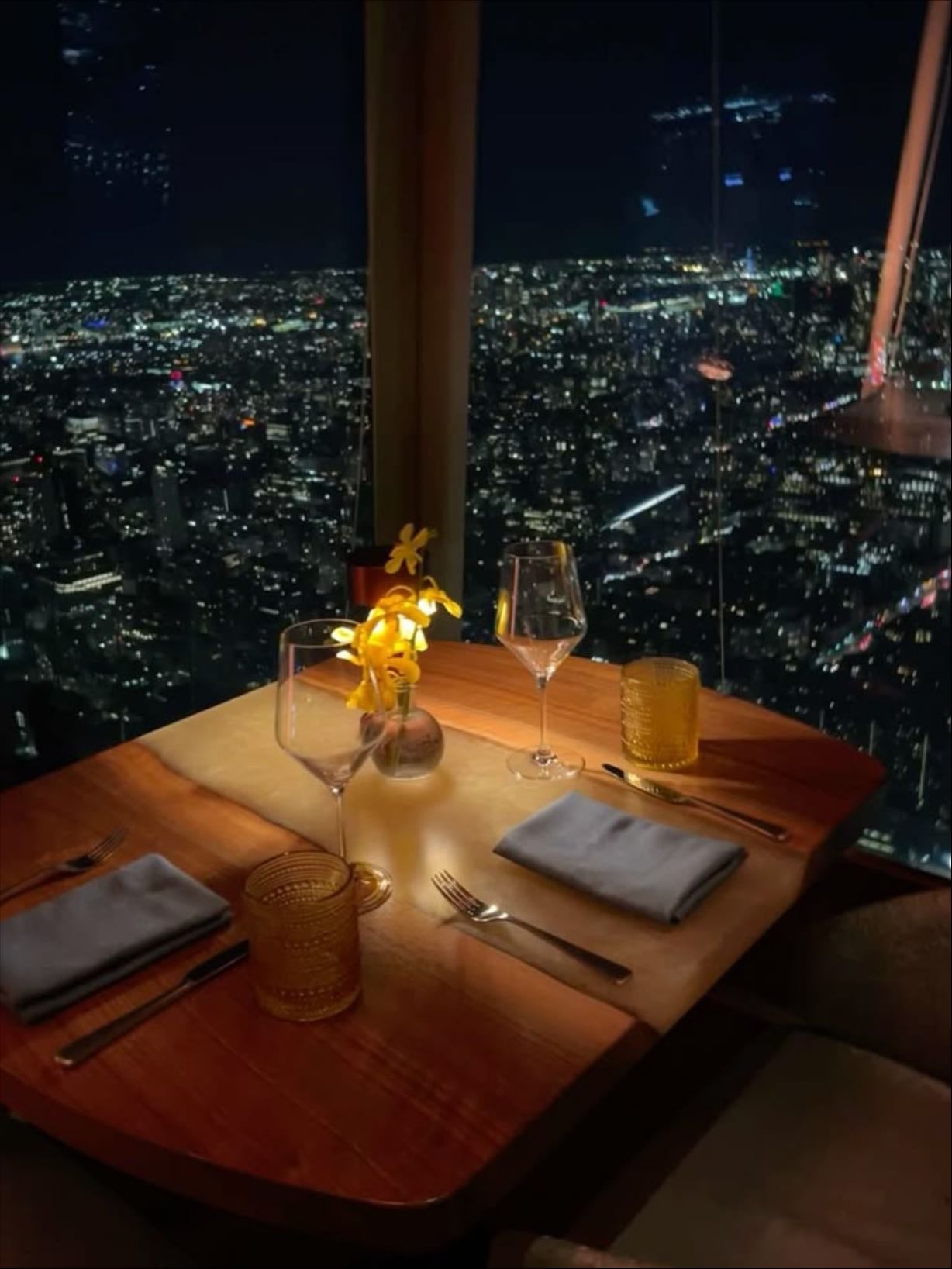 dinner with a view