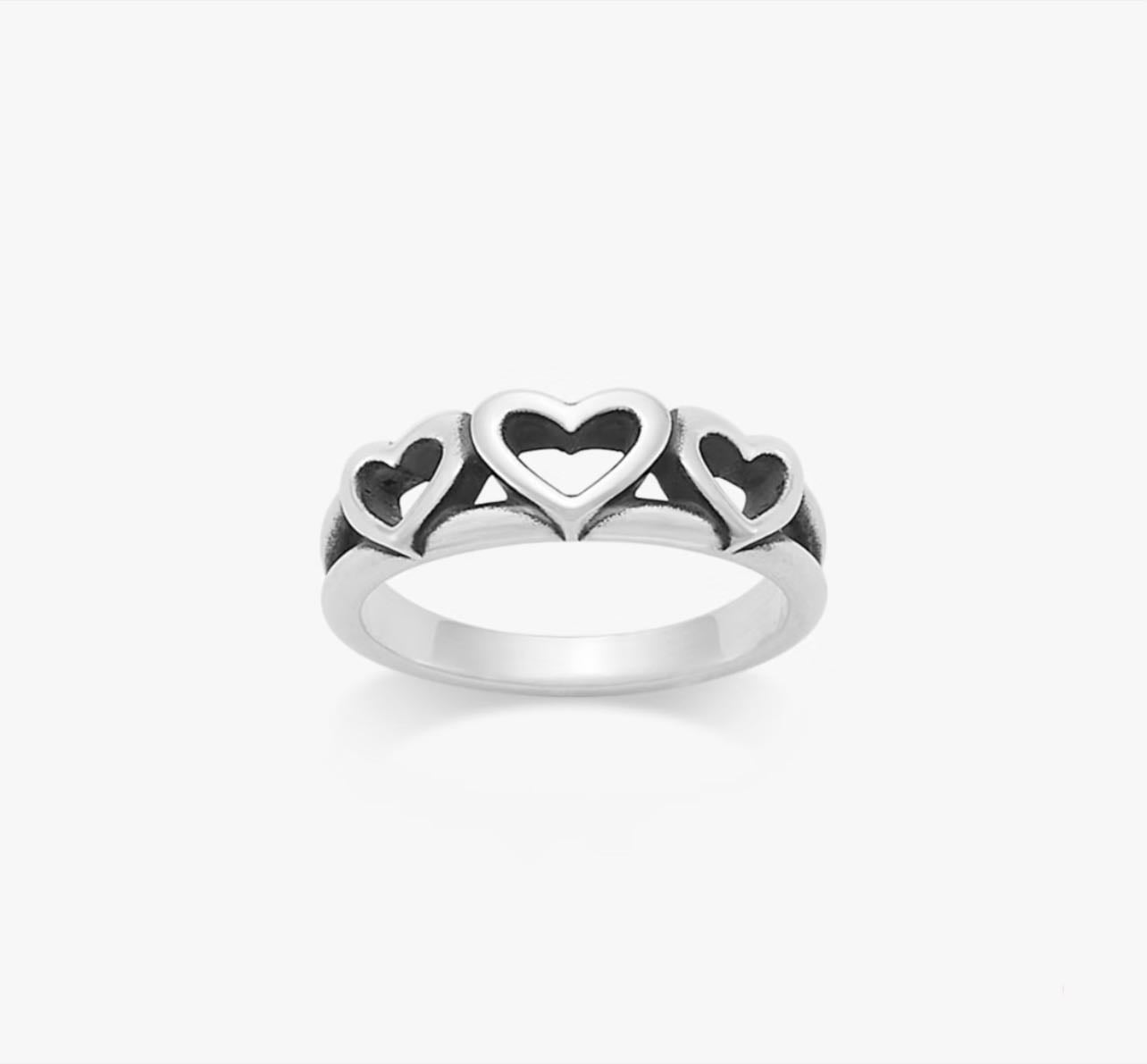 James Avery Triple Heart Ring