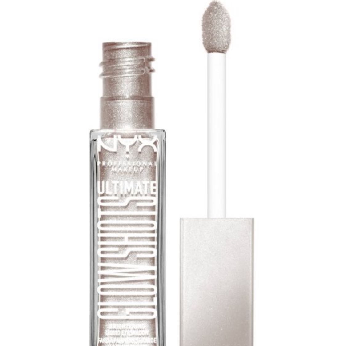 NYX Infused Liquid Eyeshadow - Come Thru Coconut - My favorite sparkle for eyes and cheekbones, so gorgeous!