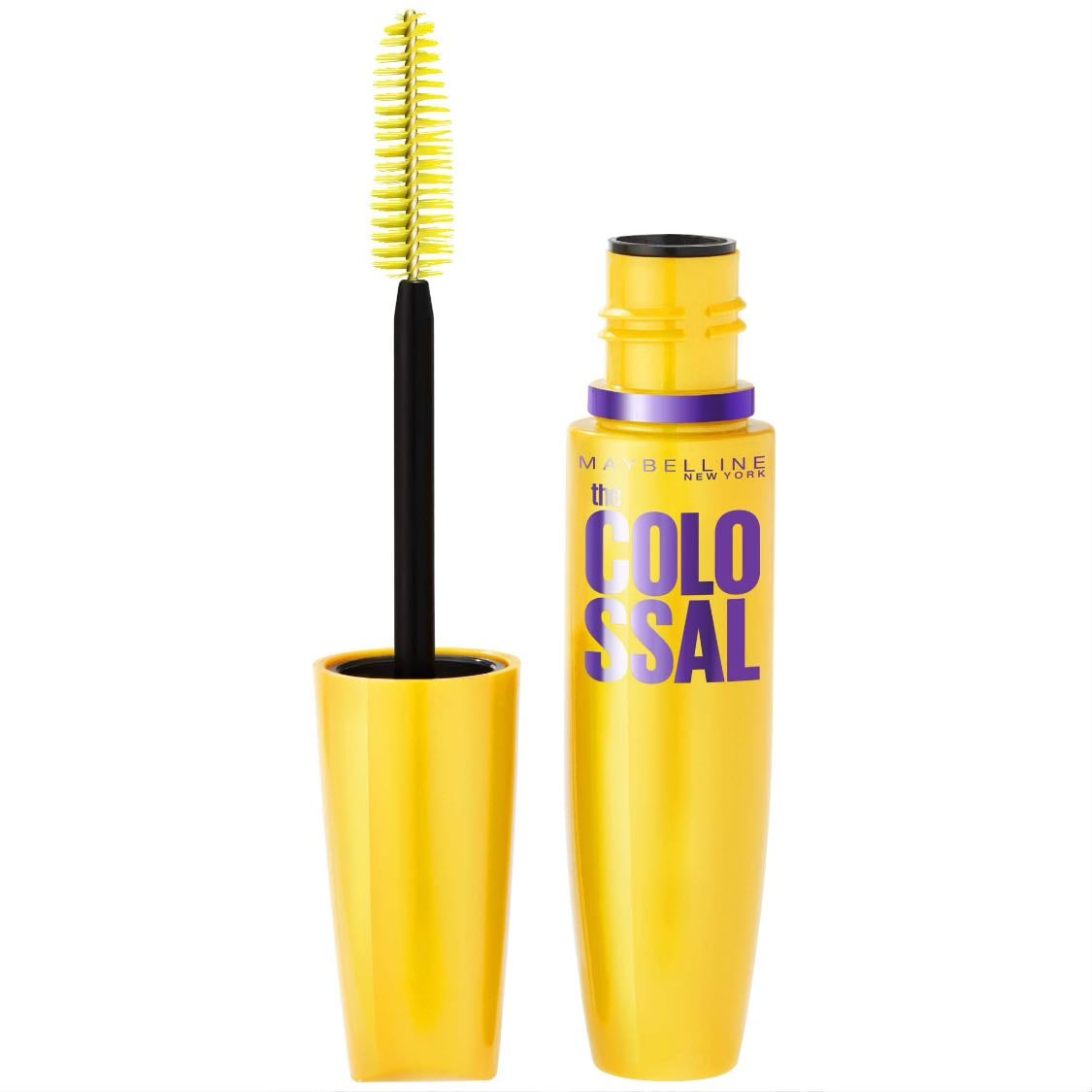 Maybelline Volum' Express Pumped Up! Colossal Mascara - Very lengthening, watery formula, messy to apply but doesnβt smudge after drying, can stick lashes together, smells sharp