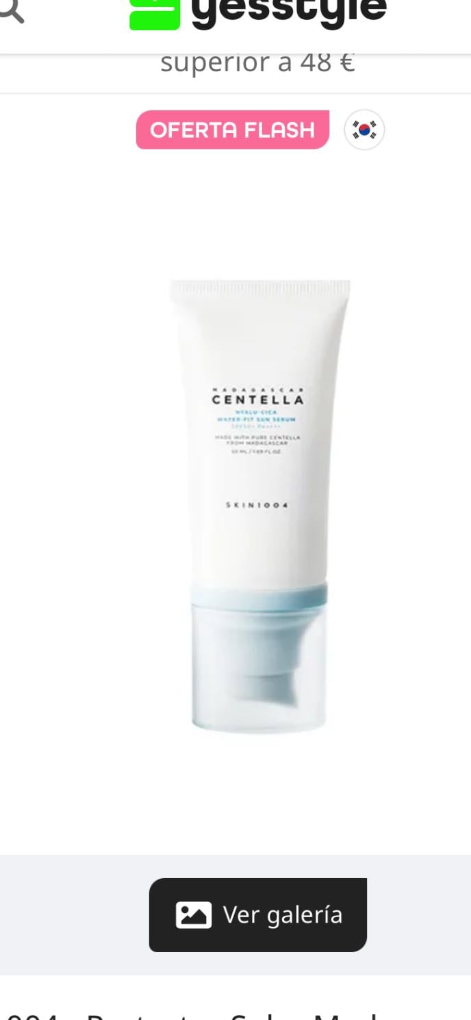 Madagascar Centella Hyalu-Cica Water-Fit Sun Serum - Skin1004