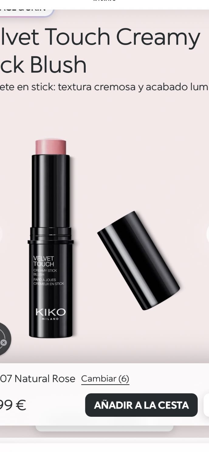 Velvet Touch Creamy Stick Blush - Kiko Milano