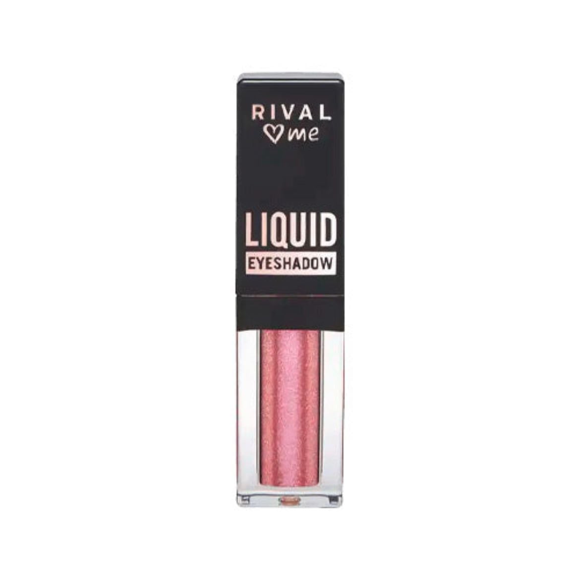 RIVAL Loves Me Liquid Eyeshadow - rožinė arba balta spalvos. blizga akys ir duoda euforijos vaibus
