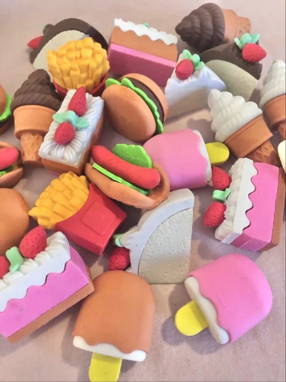 las gomas en forma de comida