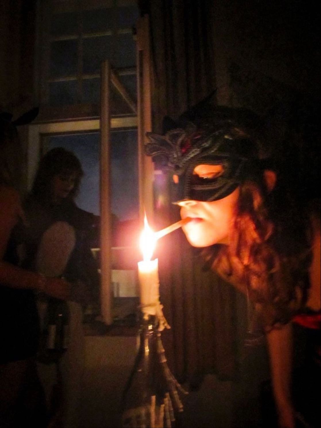 halloween party - mafia, snacks, scary movie