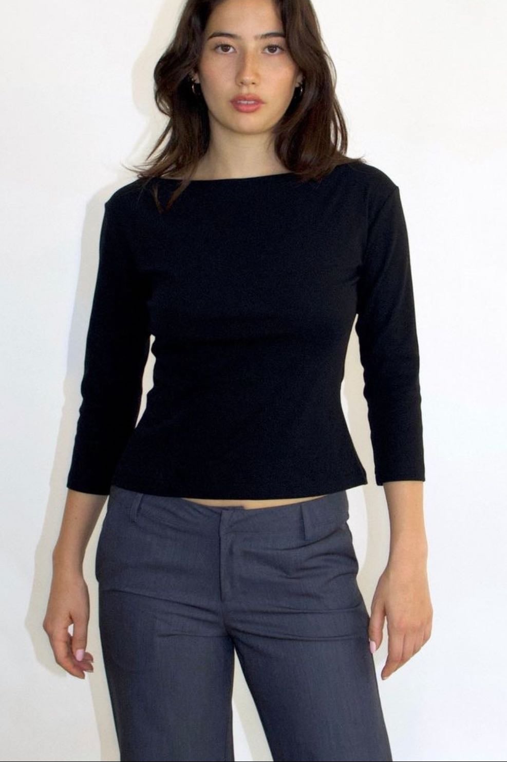 quarter length sleeve top